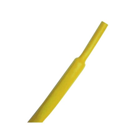 KABLE KONTROL Kable Kontrol® 2:1 Polyolefin Heat Shrink Tubing - 3/4" Inside Diameter - 10' Long - Yellow HS365-S10-YELLOW